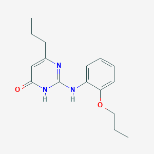 2-[(2-PROPOXYPHENYL)AMINO]-6-PROPYL-3,4-DIHYDROPYRIMIDIN-4-ONE