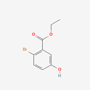 molecular formula C9H9BrO3 B600130 2-溴-5-羟基苯甲酸乙酯 CAS No. 102297-71-2