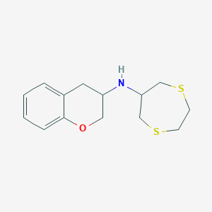 3,4-dihydro-2H-chromen-3-yl(1,4-dithiepan-6-yl)amine