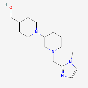 {1'-[(1-methyl-1H-imidazol-2-yl)methyl]-1,3'-bipiperidin-4-yl}methanol