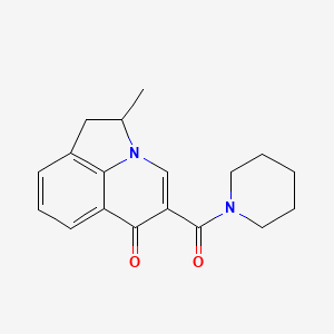 2-methyl-5-(1-piperidinylcarbonyl)-1,2-dihydro-6H-pyrrolo[3,2,1-ij]quinolin-6-one