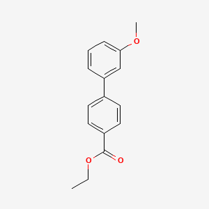 molecular formula C16H16O3 B600146 苯甲酸乙酯-4-(3-甲氧苯基) CAS No. 155061-61-3