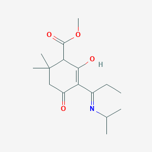 methyl 5-[1-(isopropylamino)propylidene]-2,2-dimethyl-4,6-dioxocyclohexanecarboxylate