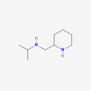 molecular formula C9H20N2 B600168 N-(哌啶-2-基甲基)丙烷-2-胺 CAS No. 114366-16-4