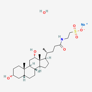 molecular formula C26H44NO6SNa·xH2O B600172 Sodium taurodeoxycholate hydrate CAS No. 207737-97-1
