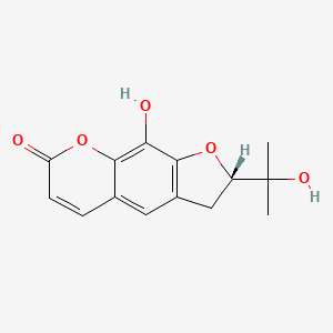 molecular formula C14H14O5 B600174 Rutaretin CAS No. 13895-92-6