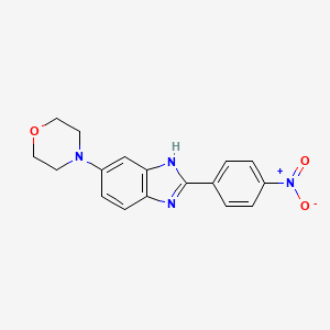 6-(4-morpholinyl)-2-(4-nitrophenyl)-1H-benzimidazole