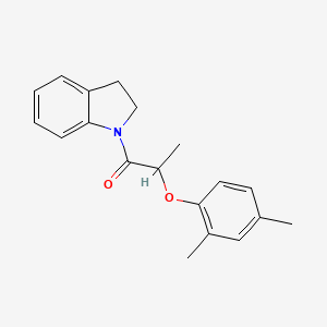 1-(2,3-DIHYDRO-1H-INDOL-1-YL)-2-(2,4-DIMETHYLPHENOXY)-1-PROPANONE