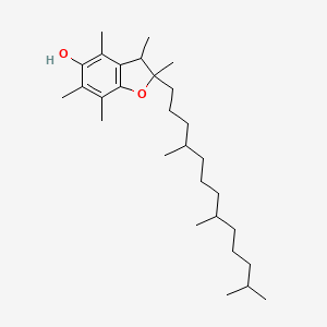 molecular formula C29H50O2 B600189 2,3-二氢-2,3,4,6,7-五甲基-2-(4,8,12-三甲基十三烷基)-5-苯并呋喃醇 CAS No. 185672-33-7
