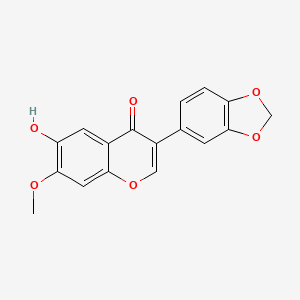 molecular formula C17H12O6 B600193 Acicerone CAS No. 2746-86-3