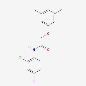 N-(2-chloro-4-iodophenyl)-2-(3,5-dimethylphenoxy)acetamide