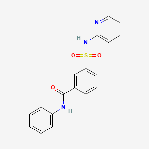 N-phenyl-3-[(2-pyridinylamino)sulfonyl]benzamide