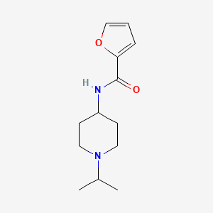 molecular formula C13H20N2O2 B6001975 N-[1-(propan-2-yl)piperidin-4-yl]furan-2-carboxamide 