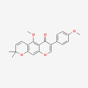 molecular formula C22H20O5 B600202 Alpinumisoflavone dimethyl ether CAS No. 34086-56-1
