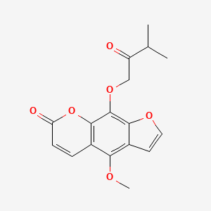molecular formula C17H16O6 B600209 异白芷醇 CAS No. 35214-81-4