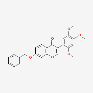 molecular formula C25H22O6 B600229 7-(Benzyloxy)-3-(2,4,5-trimethoxyphenyl)-4H-chromen-4-one CAS No. 4253-01-4