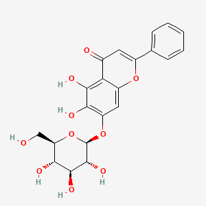 molecular formula C21H20O10 B600230 Oroxin A CAS No. 57396-78-8