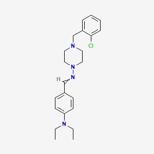 4-(2-chlorobenzyl)-N-[4-(diethylamino)benzylidene]-1-piperazinamine