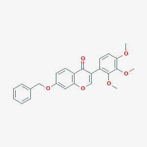 molecular formula C25H22O6 B600234 7-(Benzyloxy)-3-(2,3,4-trimethoxyphenyl)-4H-chromen-4-one CAS No. 95457-30-0