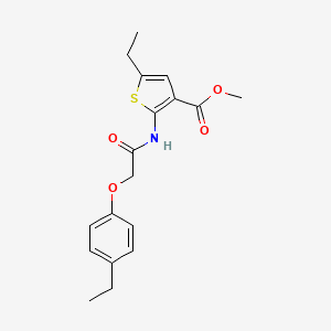 methyl 5-ethyl-2-{[(4-ethylphenoxy)acetyl]amino}-3-thiophenecarboxylate