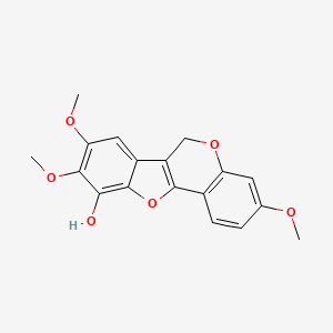 molecular formula C18H16O6 B600244 Bryacarpene 2 CAS No. 55306-15-5