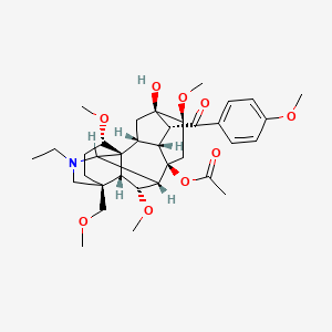 molecular formula C35H49NO9 B600246 钩吻壮花甲碱 A CAS No. 107668-79-1
