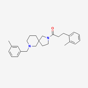 7-(3-methylbenzyl)-2-[3-(2-methylphenyl)propanoyl]-2,7-diazaspiro[4.5]decane