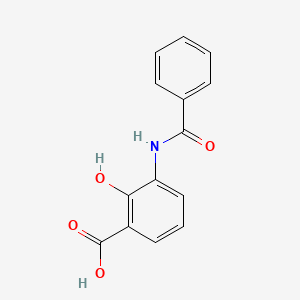 3-(benzoylamino)-2-hydroxybenzoic acid