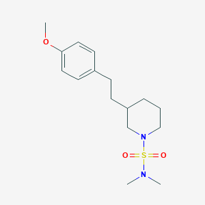 3-[2-(4-methoxyphenyl)ethyl]-N,N-dimethyl-1-piperidinesulfonamide