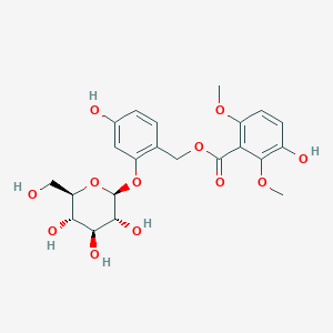 molecular formula C22H26O12 B600285 姜黄甙 C CAS No. 851713-74-1