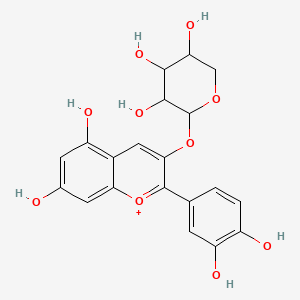 B600289 Cyanidin 3-monoarabinoside CAS No. 27214-72-8