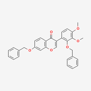 molecular formula C31H26O6 B600314 7-(Benzyloxy)-3-(2-(benzyloxy)-3,4-dimethoxyphenyl)-4H-chromen-4-one CAS No. 32330-52-2