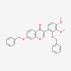 7-(Benzyloxy)-3-(2-(benzyloxy)-3,4-dimethoxyphenyl)-4H-chromen-4-one