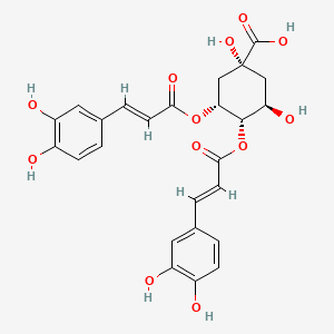 molecular formula C25H24O12 B600319 3,4-Dicaffeoylquinic acid CAS No. 57378-72-0