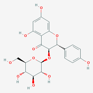 molecular formula C21H22O11 B600331 二氢山奈酚 3-葡萄糖苷 CAS No. 31049-08-8