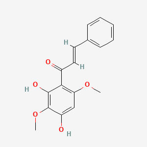 molecular formula C17H16O5 B600338 2',4'-Dihydroxy-3',6'-dimethoxychalcone CAS No. 54299-50-2