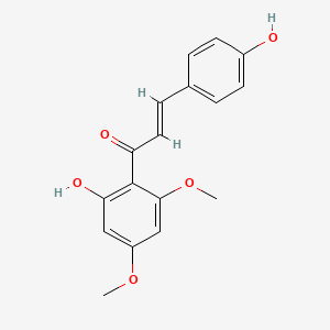 molecular formula C17H16O5 B600344 2',4-二羟基-4',6'-二甲氧基查耳酮 CAS No. 56798-34-6