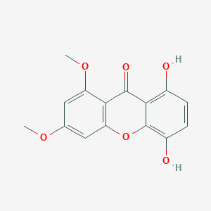 molecular formula C15H12O6 B600364 5,8-二羟基-1,3-二甲氧基-9H-黄酮-9-酮 CAS No. 103726-10-9