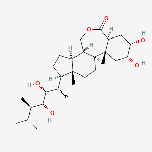 molecular formula C28H48O6 B600385 Epibrassinolide CAS No. 78821-43-9