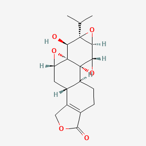 molecular formula C20H26O7 B600389 14-表三萜内酯 CAS No. 147852-78-6