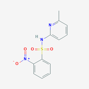 molecular formula C12H11N3O4S B6004025 N-(6-methyl-2-pyridinyl)-2-nitrobenzenesulfonamide 