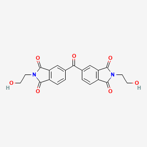 molecular formula C21H16N2O7 B6004330 5,5'-carbonylbis[2-(2-hydroxyethyl)-1H-isoindole-1,3(2H)-dione] 