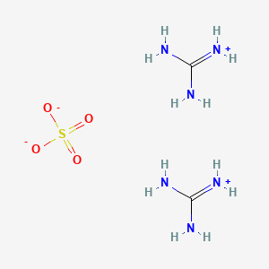 molecular formula CH5N3·xH2SO4 B600436 Guanidinium sulphate CAS No. 1184-68-5