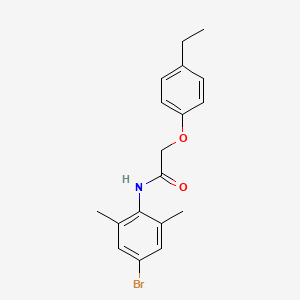 molecular formula C18H20BrNO2 B6004577 N-(4-bromo-2,6-dimethylphenyl)-2-(4-ethylphenoxy)acetamide 