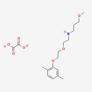 N-{2-[2-(2,5-dimethylphenoxy)ethoxy]ethyl}-3-methoxy-1-propanamine oxalate