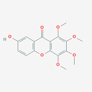 molecular formula C17H16O7 B600464 2-Hydroxy-5,6,7,8-tetramethoxyxanthone CAS No. 24562-54-7