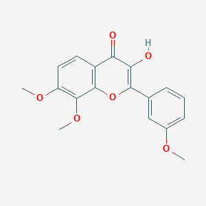 molecular formula C18H16O6 B600465 3-Hydroxy-7,8,3'-trimethoxyflavone CAS No. 1017060-12-6