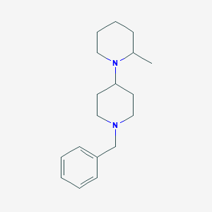 molecular formula C18H28N2 B6004918 1'-benzyl-2-methyl-1,4'-bipiperidine 