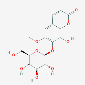 molecular formula C16H18O10 B600512 异木糖苷 CAS No. 24778-11-8
