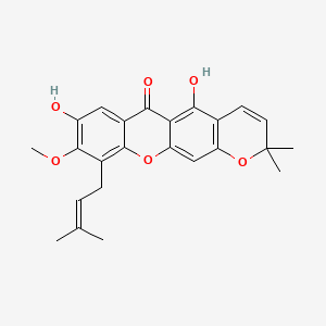 molecular formula C24H24O6 B600565 Manglexanthone CAS No. 62326-62-9
